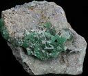 Green Fluorite On Druzy Quartz - Unaweep Canyon, Colorado #33358-1